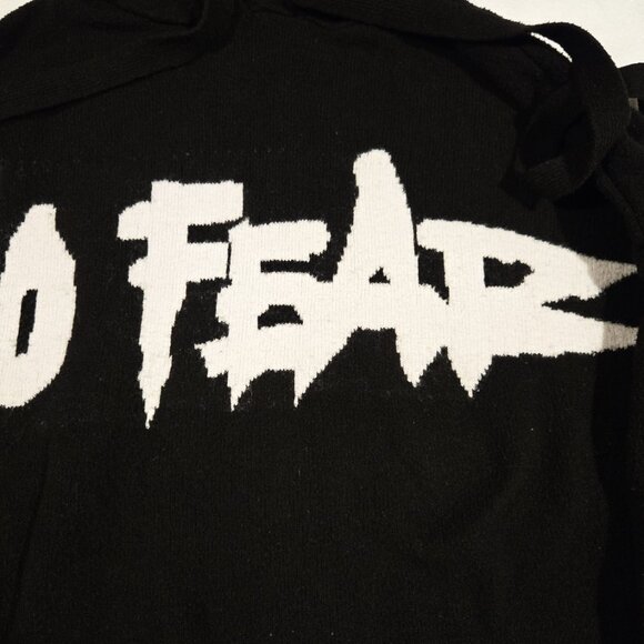 No Fear x H&M Knit hoodie ladies size large - Picture 2 of 3